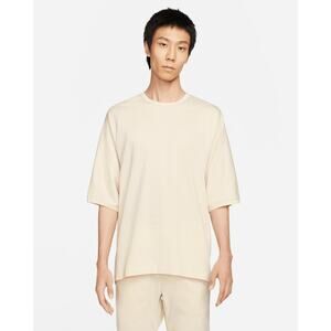 Nike ESC Graphic T Shirt Logo Oversized Baggy Loose Athletic Cream Size M